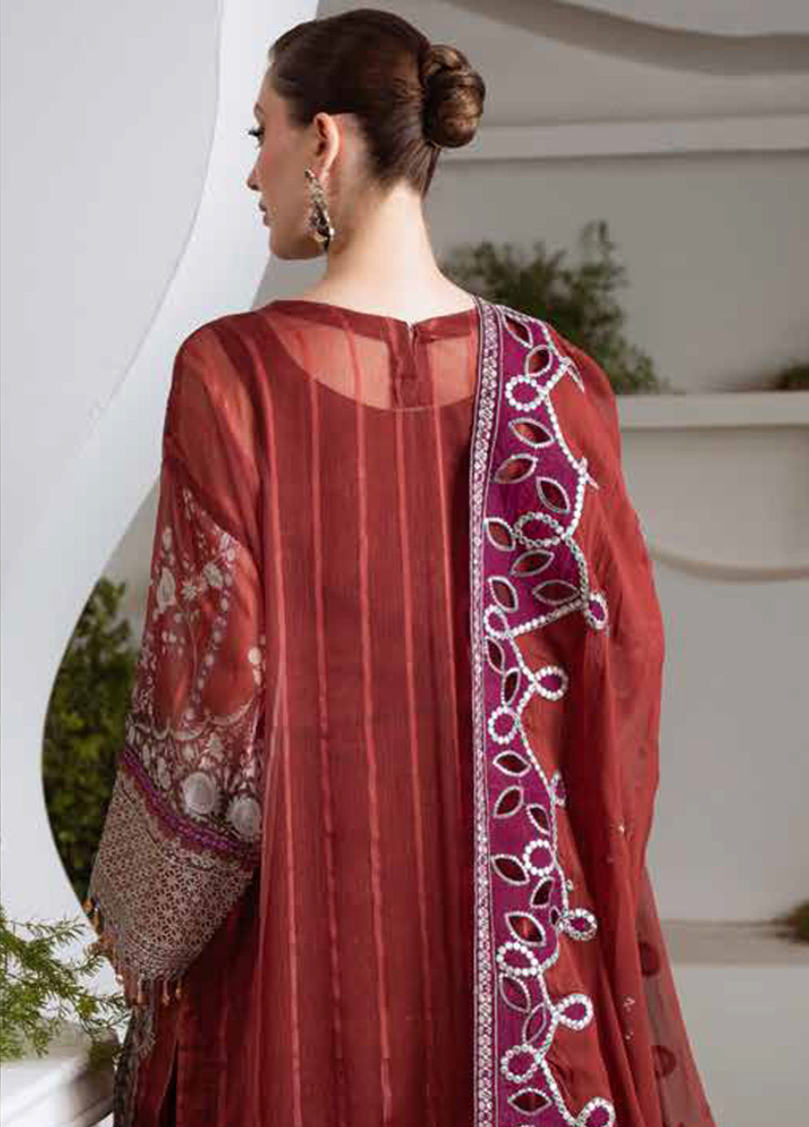 Amaya By Nureh Luxury Embroidered Chiffon 3 Piece Unstitched Suit NU25ALEC D-AM-24 Amaya By Nureh Luxury Embroidered Chiffon 3 Piece Unstitched Suit NU25ALEC D-AM-24