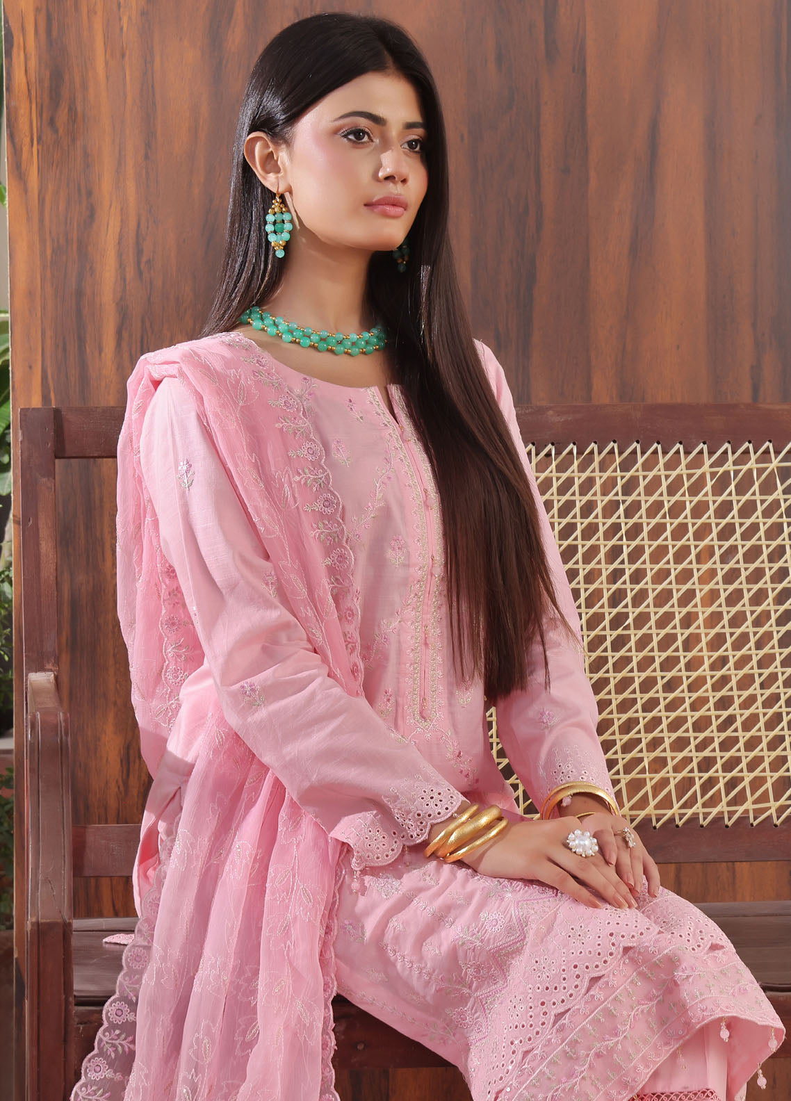 Anaya By Soghat Creation Embroidered Cotton 3 Piece Unstitched Suit SC25A SEC-03 Anaya By Soghat Creation Embroidered Cotton 3 Piece Unstitched Suit SC25A SEC-03