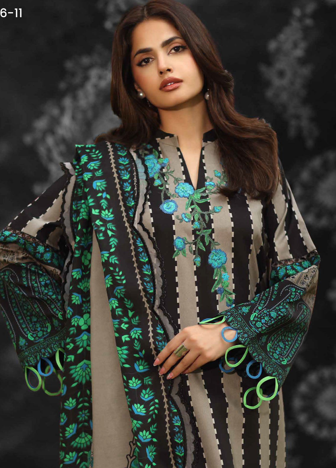 Aniiq By Charizma Embroidered Linen 3 Piece Unstitched Suit CH25AELV2 D-ANW6-11 Aniiq By Charizma Embroidered Linen 3 Piece Unstitched Suit CH25AELV2 D-ANW6-11