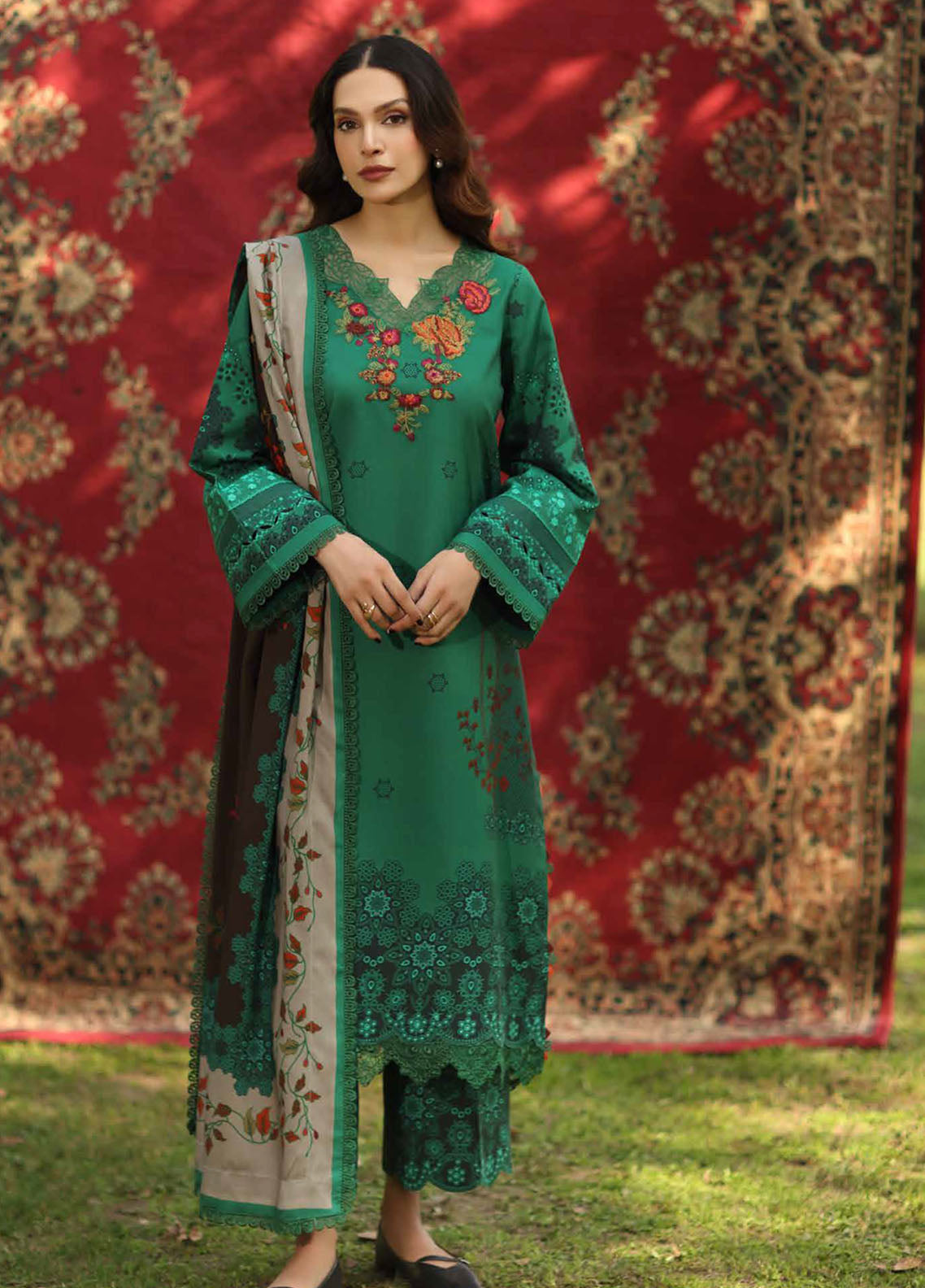 Aniiq By Charizma Embroidered Linen 3 Piece Unstitched Suit CH25AELV2 D-ANW6-14 Aniiq By Charizma Embroidered Linen 3 Piece Unstitched Suit CH25AELV2 D-ANW6-14