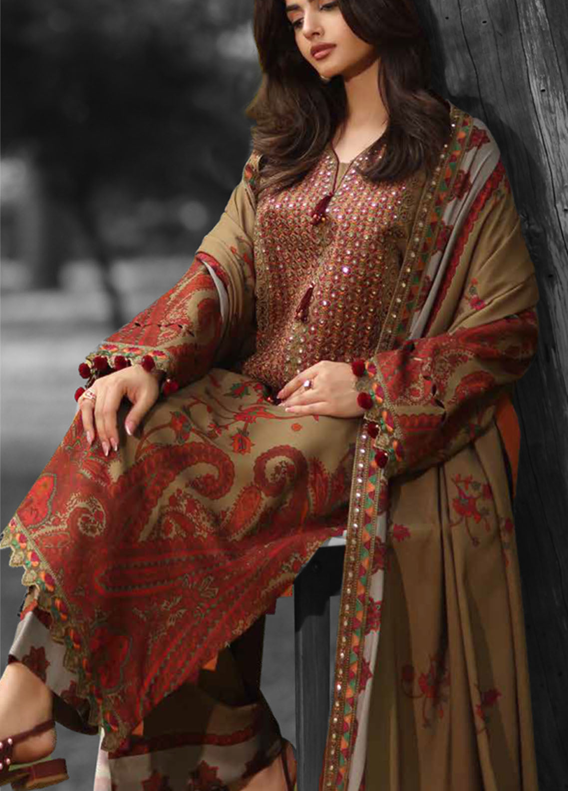 Aniiq By Charizma Embroidered Linen 3 Piece Unstitched Suit CH25AELV2 D-ANW6-15 Aniiq By Charizma Embroidered Linen 3 Piece Unstitched Suit CH25AELV2 D-ANW6-15