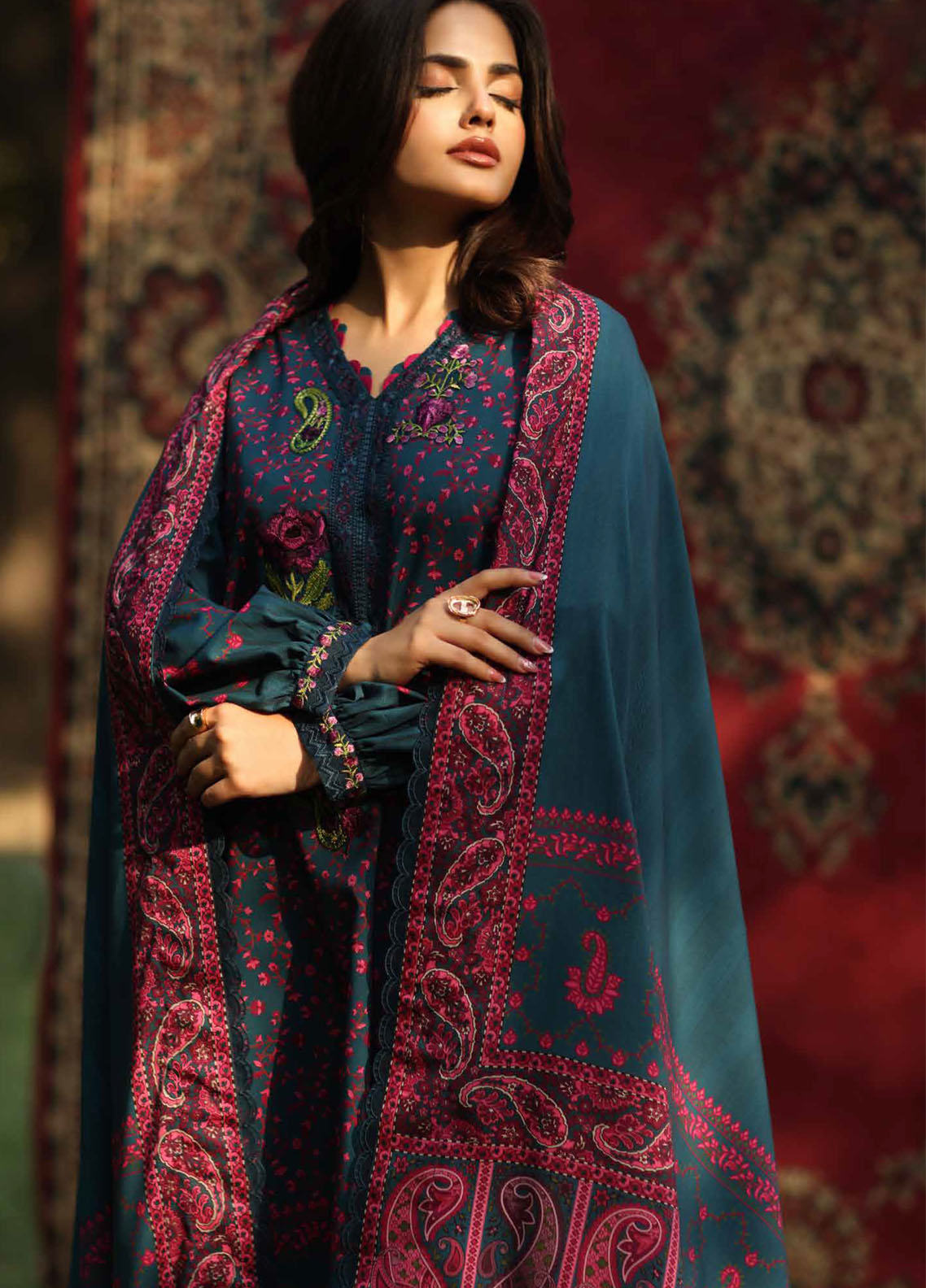 Aniiq By Charizma Embroidered Linen 3 Piece Unstitched Suit CH25AELV2 D-ANW6-16 Aniiq By Charizma Embroidered Linen 3 Piece Unstitched Suit CH25AELV2 D-ANW6-16