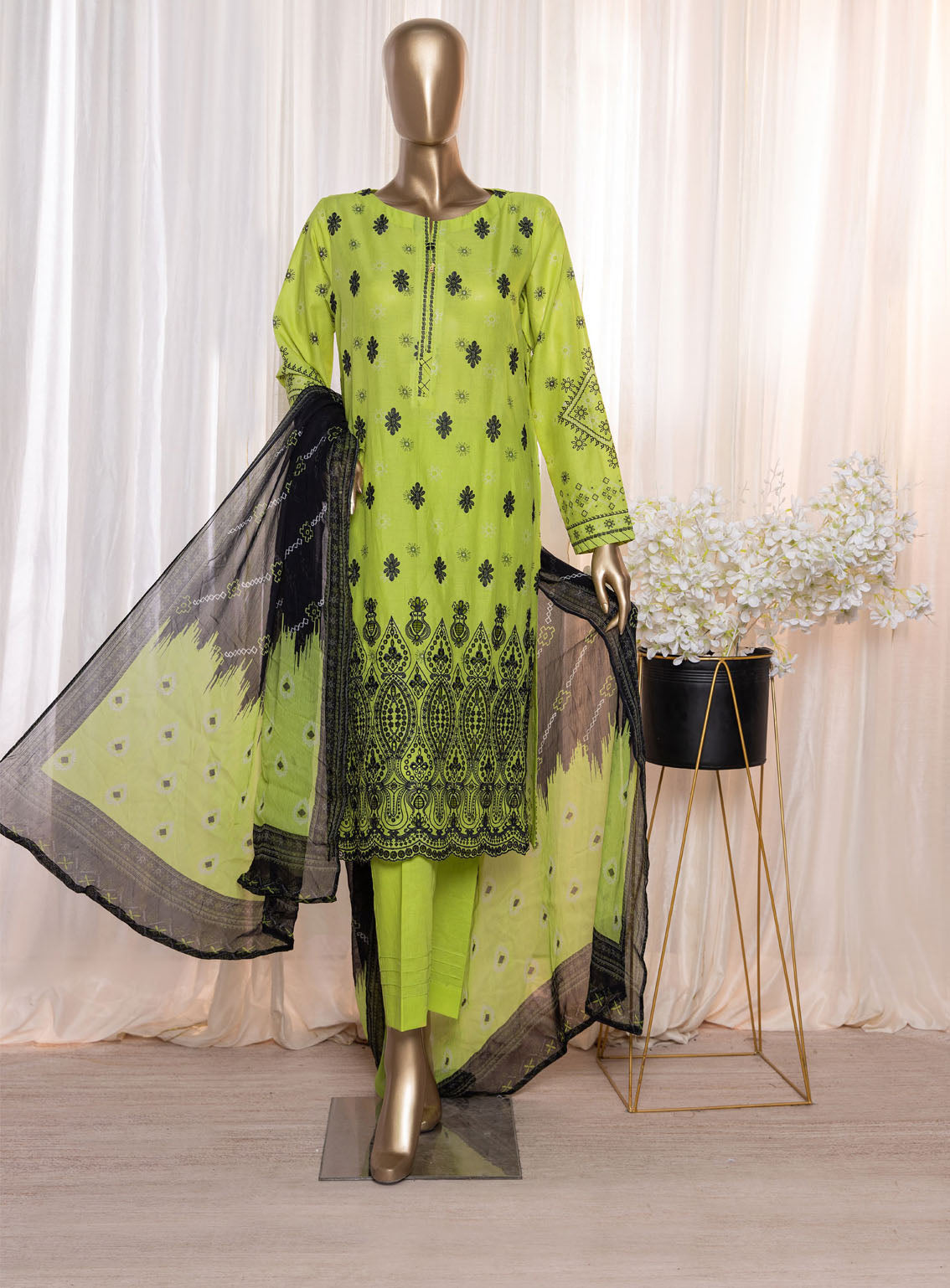 Anmol By HZ Textile Chikankari Embroidered Lawn 3 Piece Unstitched Suit HZ24AV2 ACE-23463 Anmol By HZ Textile Chikankari Embroidered Lawn 3 Piece Unstitched Suit HZ24AV2 ACE-23463