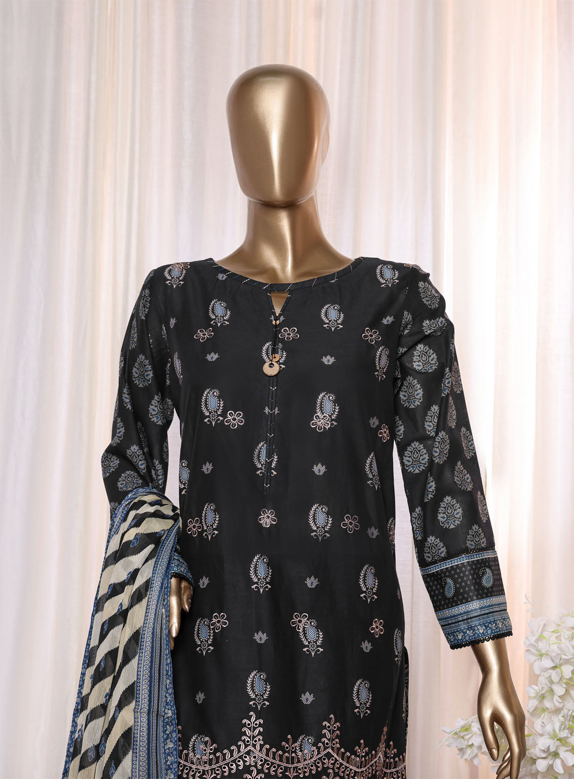 Anmol By HZ Textile Chikankari Embroidered Lawn 3 Piece Unstitched Suit HZ24AV2 ACE-23465 Anmol By HZ Textile Chikankari Embroidered Lawn 3 Piece Unstitched Suit HZ24AV2 ACE-23465