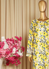 Anmol By HZ Textiles Embroidered Chikankari Linen 3 Piece Unstitched Suit HZ25ALCE ALS-1334