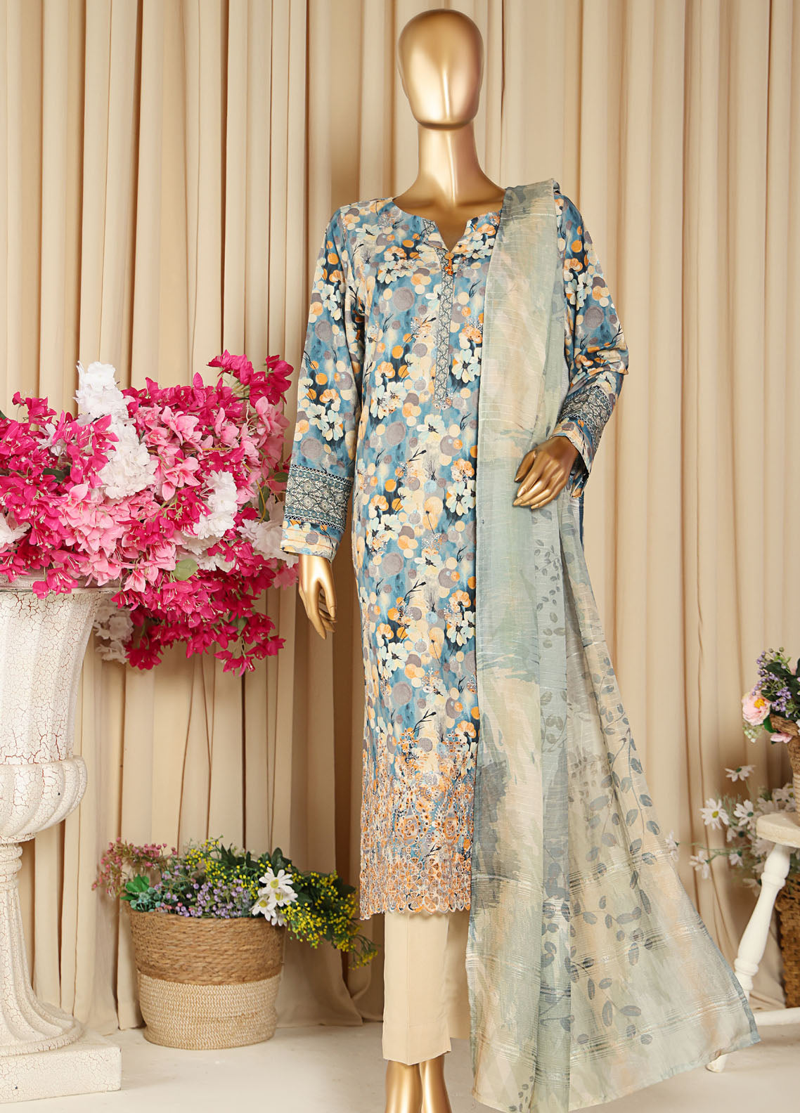 Anmol By HZ Textiles Embroidered Chikankari Linen 3 Piece Unstitched Suit HZ25ALCE ALS-1335 Anmol By HZ Textiles Embroidered Chikankari Linen 3 Piece Unstitched Suit HZ25ALCE ALS-1335