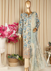 Anmol By HZ Textiles Embroidered Chikankari Linen 3 Piece Unstitched Suit HZ25ALCE ALS-1335