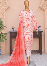 Anmol By HZ Textiles Embroidered Chikankari Linen 3 Piece Unstitched Suit HZ25ALCE ALS-1337