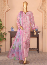 Anmol By HZ Textiles Embroidered Chikankari Linen 3 Piece Unstitched Suit HZ25ALCE ALS-1341