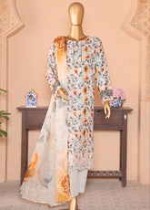 Anmol By HZ Textiles Embroidered Chikankari Linen 3 Piece Unstitched Suit HZ25ALCE ALS-1343