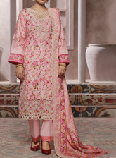 Anmol By VS Textile Embroidered Cottel 3 Piece Unstitched Suit VS24AC D-253