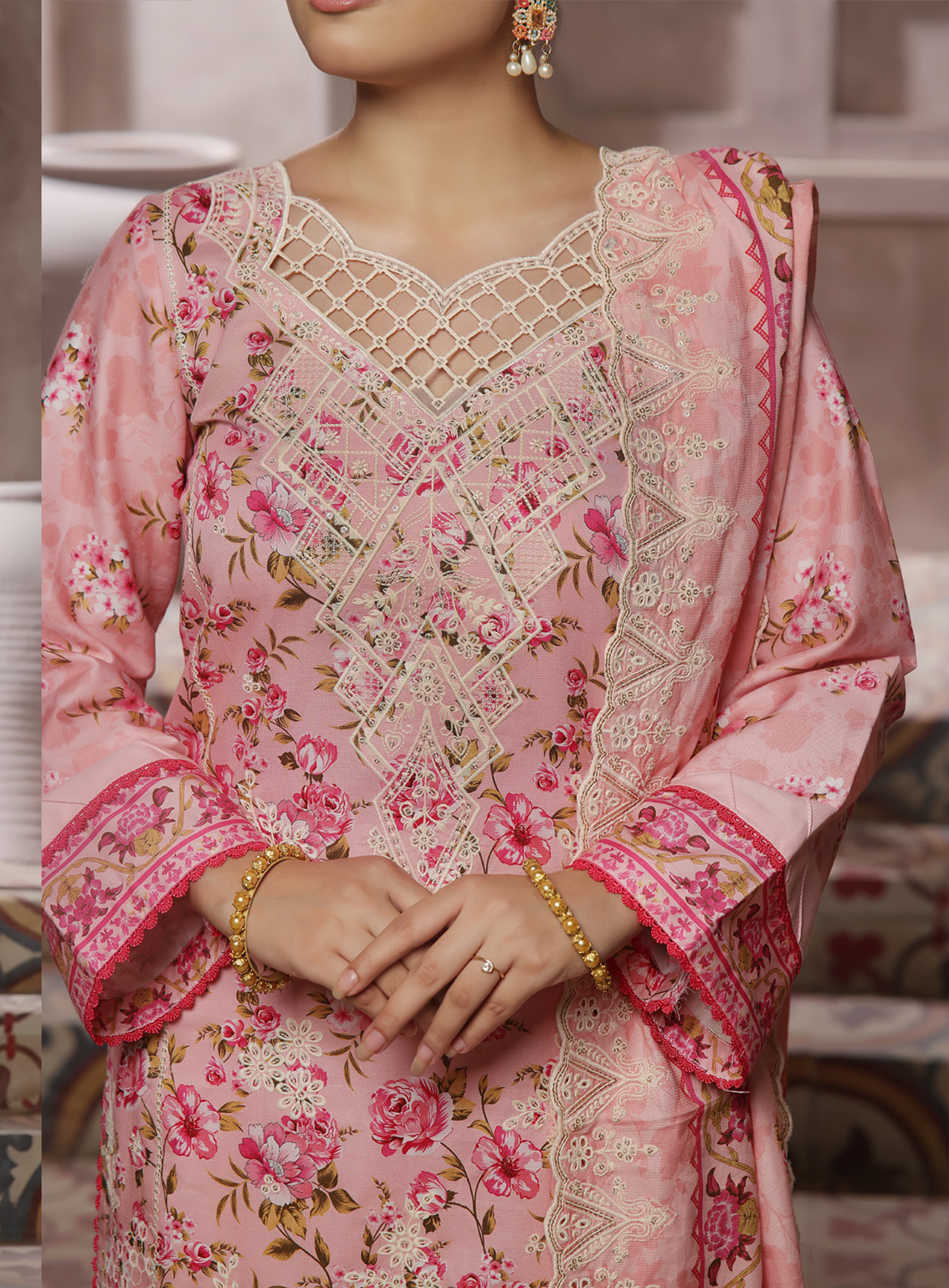 Anmol By VS Textile Embroidered Cottel 3 Piece Unstitched Suit VS24AC D-253 Anmol By VS Textile Embroidered Cottel 3 Piece Unstitched Suit VS24AC D-253