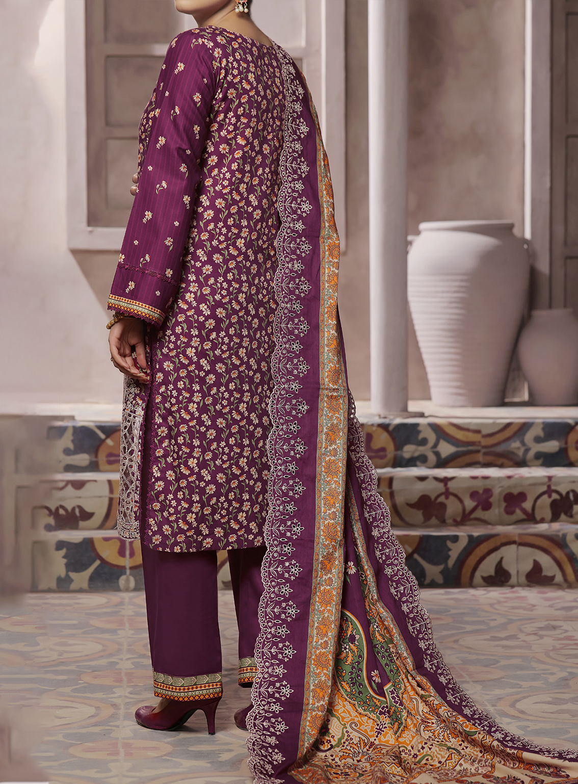Anmol By VS Textile Embroidered Cottel 3 Piece Unstitched Suit VS24AC D-255 Anmol By VS Textile Embroidered Cottel 3 Piece Unstitched Suit VS24AC D-255