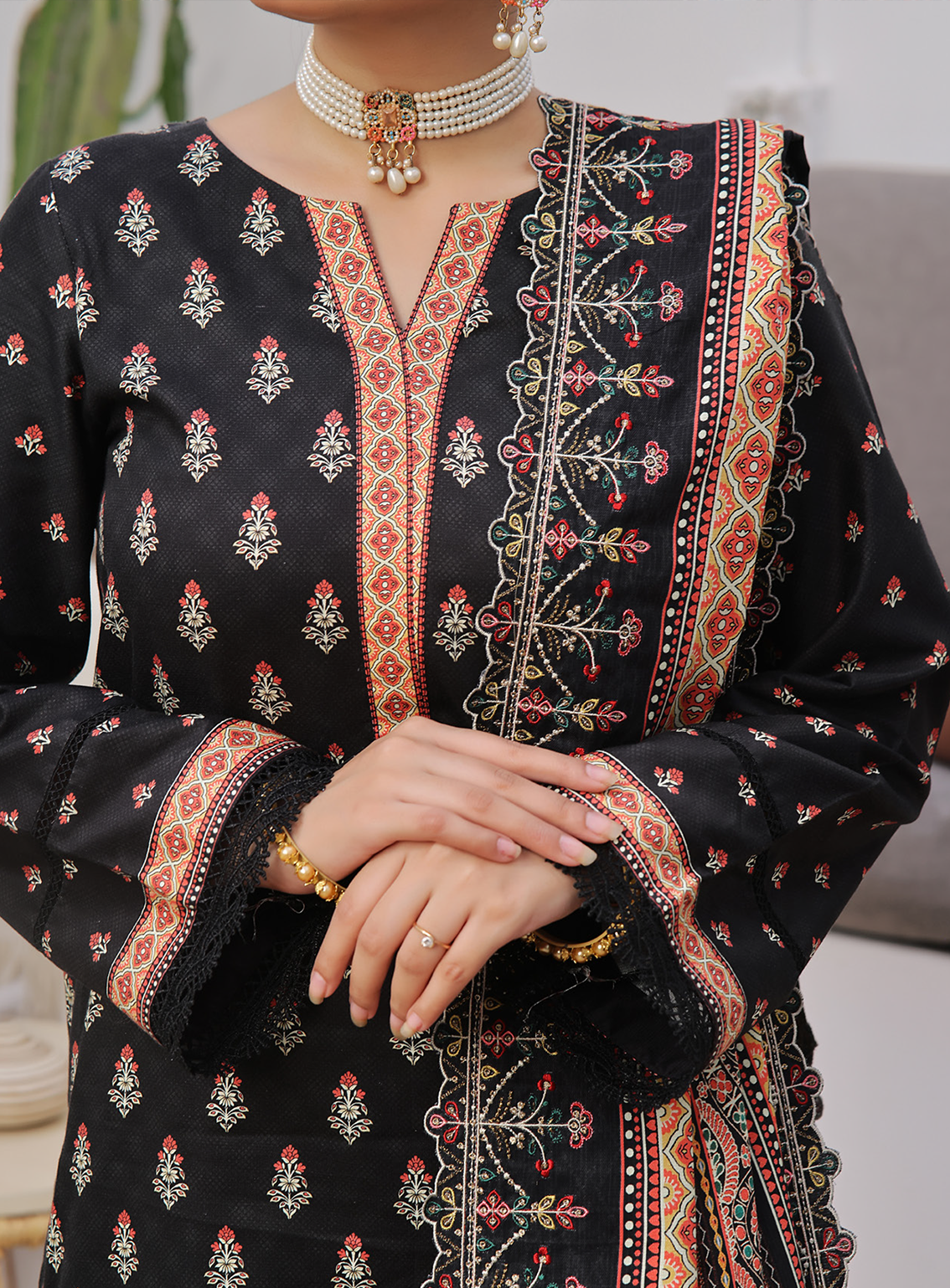 Anmol By VS Textile Embroidered Cottel 3 Piece Unstitched Suit VS24AC D-256 Anmol By VS Textile Embroidered Cottel 3 Piece Unstitched Suit VS24AC D-256