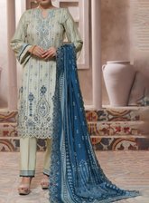 Anmol By VS Textile Embroidered Cottel 3 Piece Unstitched Suit VS24AC D-257