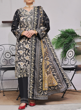 Anmol By VS Textile Embroidered Cottel 3 Piece Unstitched Suit VS24AC D-258