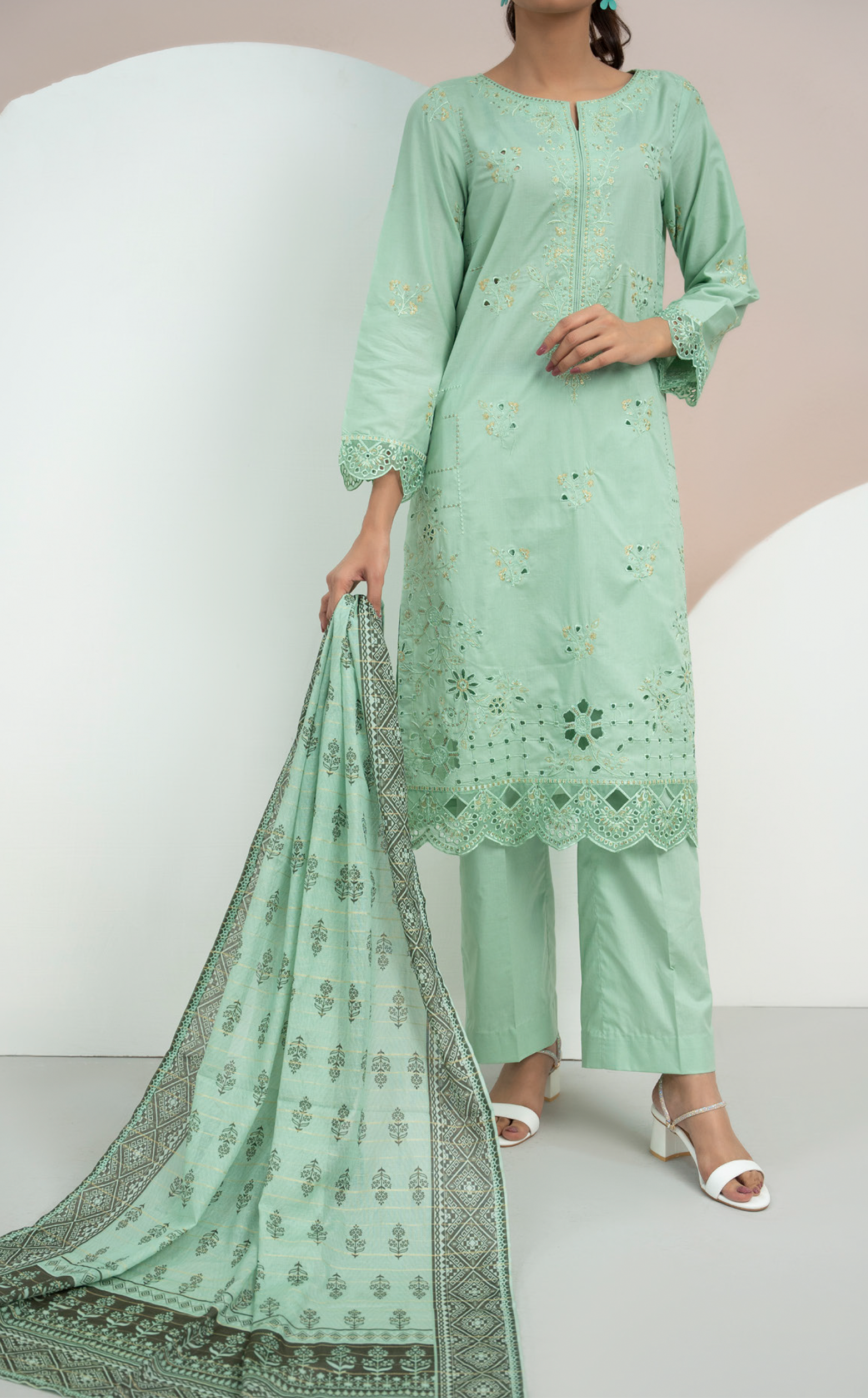 Anmol By VS Textile Embroidered Cotton 3 Piece Unstitched Suit VS24A ECV2-1018 Anmol By VS Textile Embroidered Cotton 3 Piece Unstitched Suit VS24A ECV2-1018