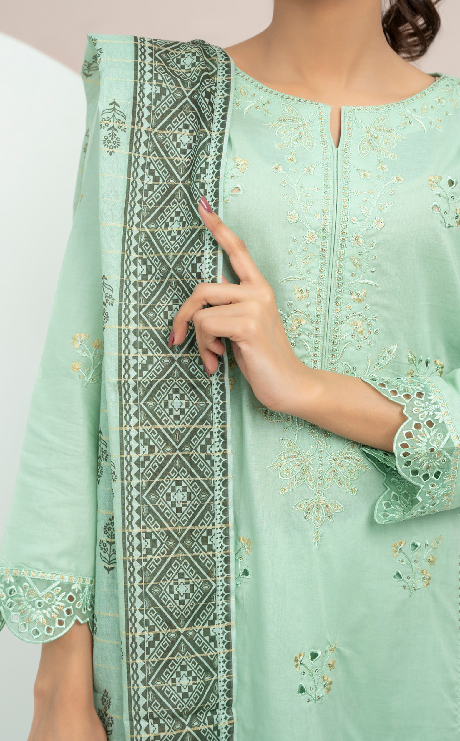 Anmol By VS Textile Embroidered Cotton 3 Piece Unstitched Suit VS24A ECV2-1018 Anmol By VS Textile Embroidered Cotton 3 Piece Unstitched Suit VS24A ECV2-1018