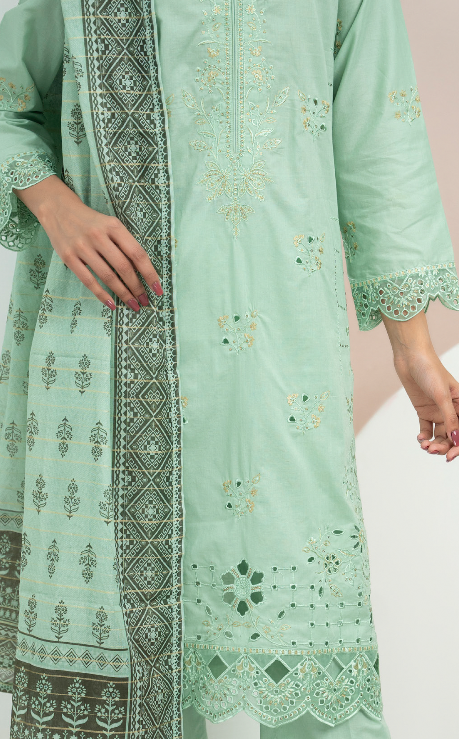 Anmol By VS Textile Embroidered Cotton 3 Piece Unstitched Suit VS24A ECV2-1018 Anmol By VS Textile Embroidered Cotton 3 Piece Unstitched Suit VS24A ECV2-1018