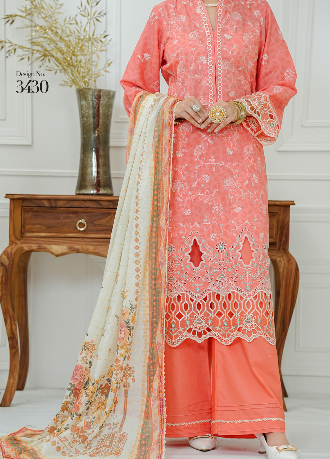 Anmol By VS Textile Embroidered Lawn 3 Piece Unstitched Suit VS25APE D-3430 Anmol By VS Textile Embroidered Lawn 3 Piece Unstitched Suit VS25APE D-3430