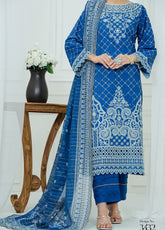 Anmol By VS Textile Embroidered Lawn 3 Piece Unstitched Suit VS25APE D-3432