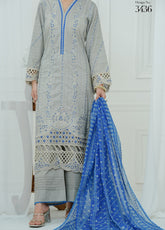 Anmol By VS Textile Embroidered Lawn 3 Piece Unstitched Suit VS25APE D-3436