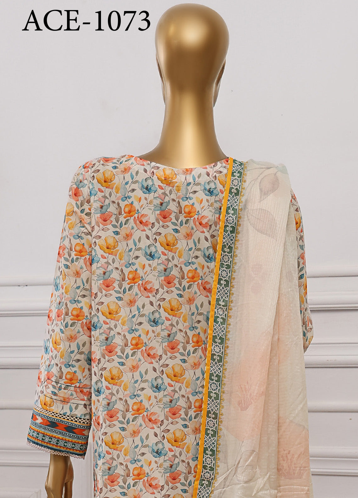 Anmol By HZ Textile Chikankari Embroidered Lawn 3 Piece Unstitched Suit HZ25A ACE-1073 Anmol By HZ Textile Chikankari Embroidered Lawn 3 Piece Unstitched Suit HZ25A ACE-1073