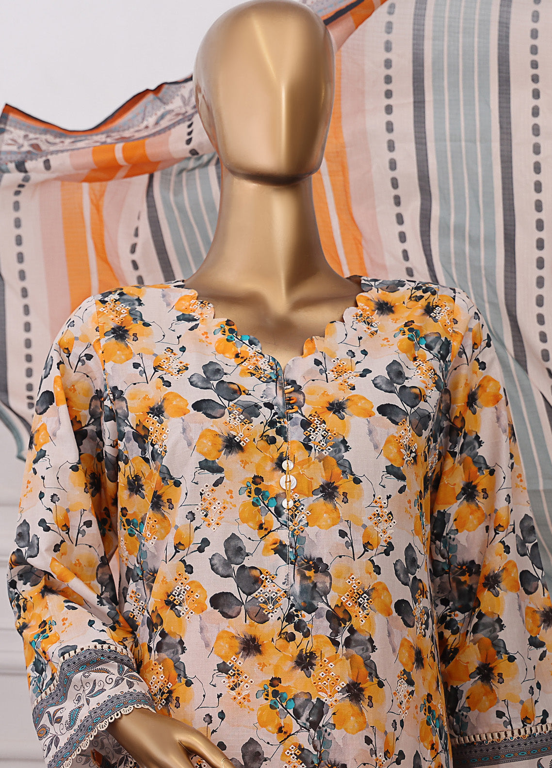 Anmol By HZ Textile Chikankari Embroidered Lawn 3 Piece Unstitched Suit HZ25A ACE-1076 Anmol By HZ Textile Chikankari Embroidered Lawn 3 Piece Unstitched Suit HZ25A ACE-1076