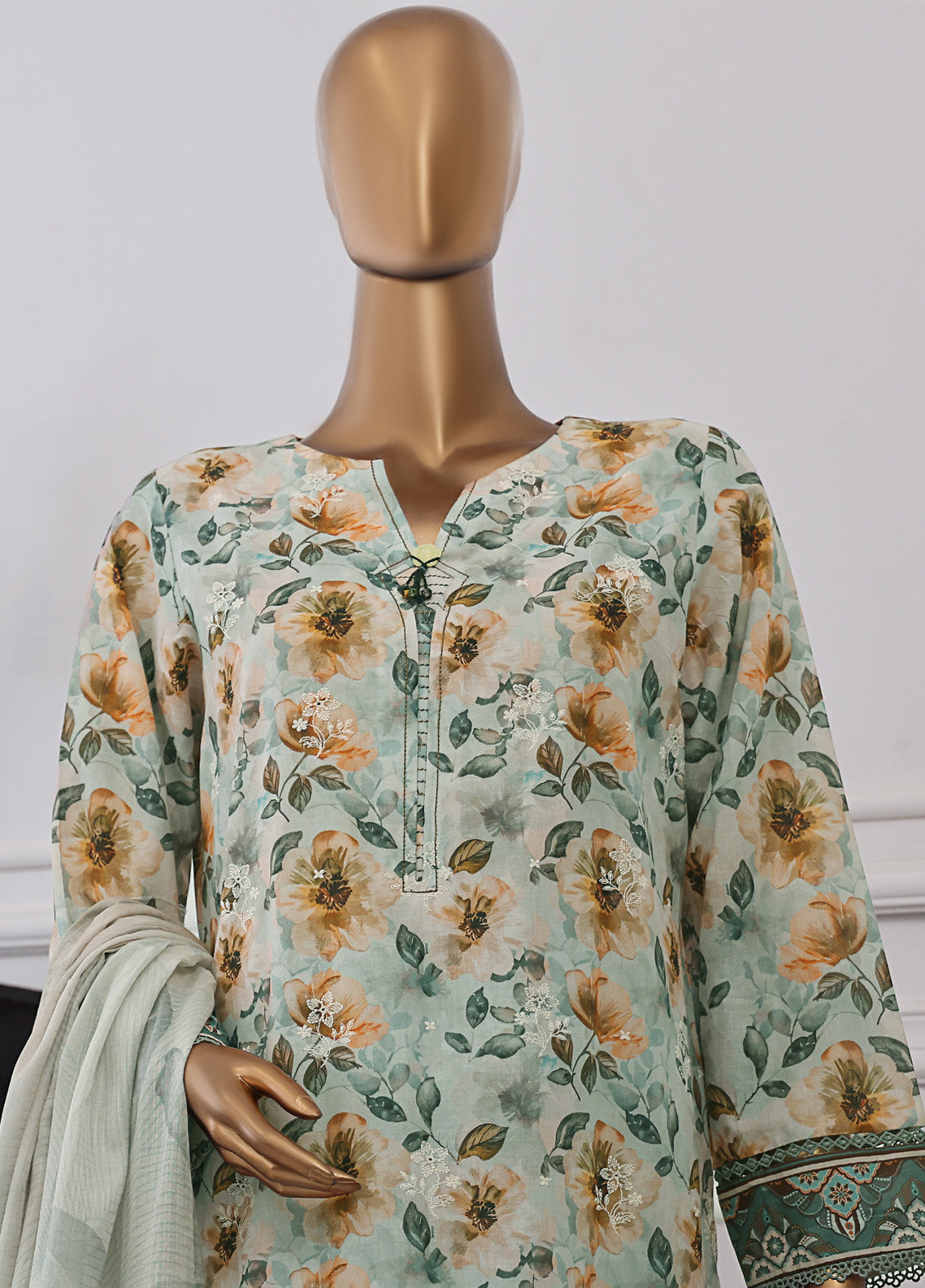 Anmol By HZ Textile Chikankari Embroidered Lawn 3 Piece Unstitched Suit HZ25A ACE-1077 Anmol By HZ Textile Chikankari Embroidered Lawn 3 Piece Unstitched Suit HZ25A ACE-1077