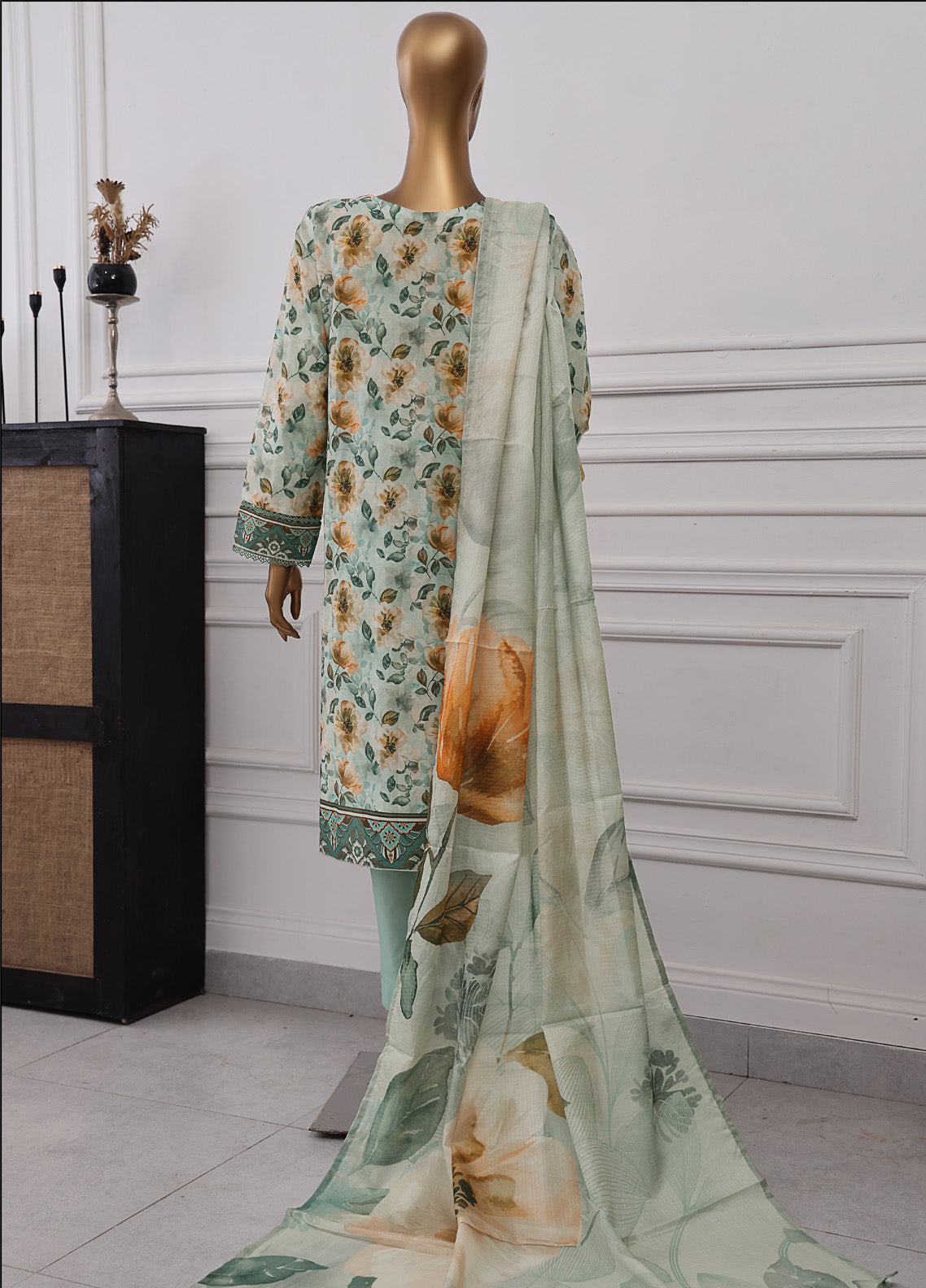 Anmol By HZ Textile Chikankari Embroidered Lawn 3 Piece Unstitched Suit HZ25A ACE-1077 Anmol By HZ Textile Chikankari Embroidered Lawn 3 Piece Unstitched Suit HZ25A ACE-1077