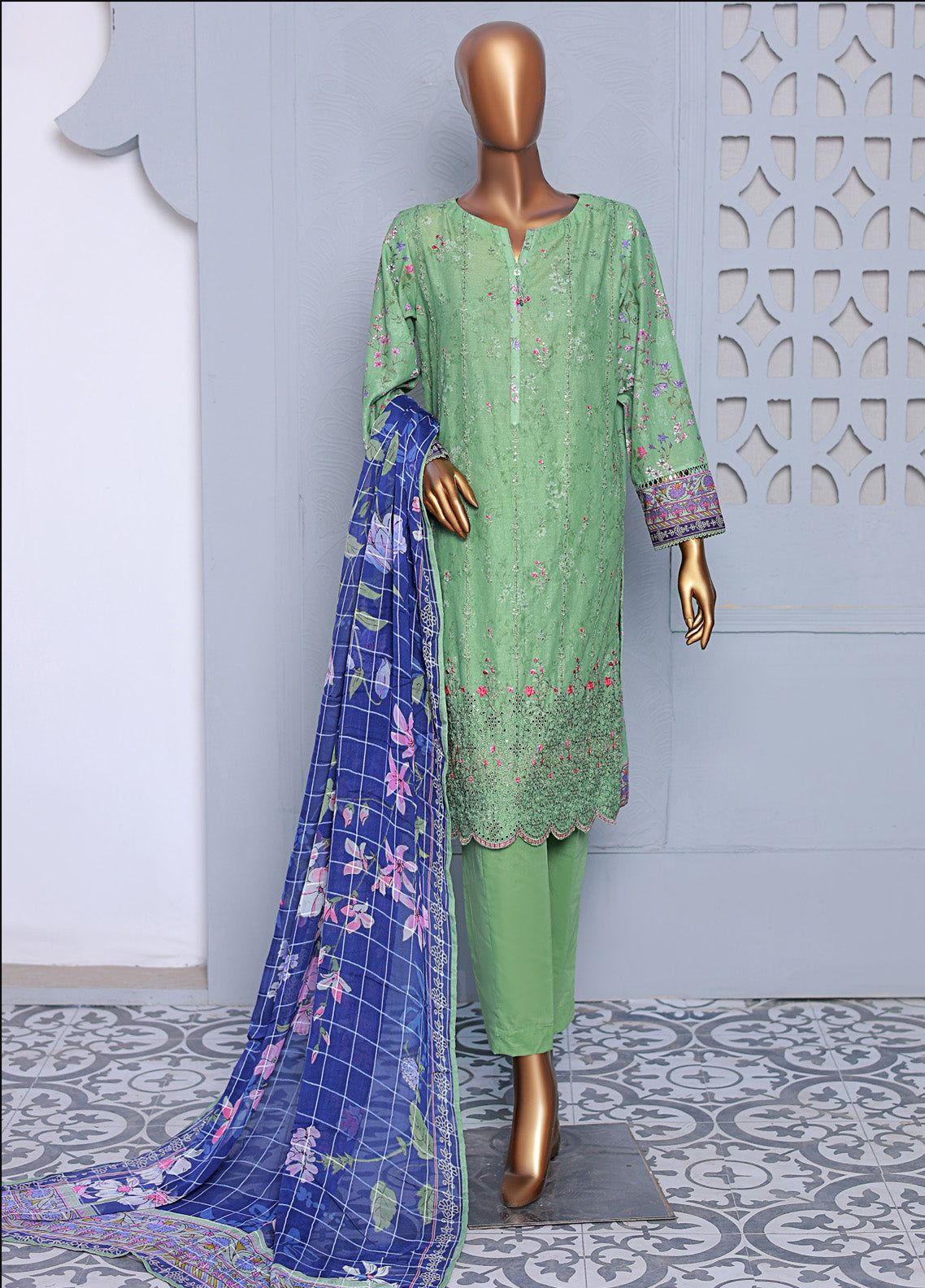 Anmol By HZ Textile Chikankari Embroidered Lawn 3 Piece Unstitched Suit HZ25A ACE-954 Anmol By HZ Textile Chikankari Embroidered Lawn 3 Piece Unstitched Suit HZ25A ACE-954
