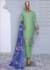 Anmol By HZ Textile Chikankari Embroidered Lawn 3 Piece Unstitched Suit HZ25A ACE-954