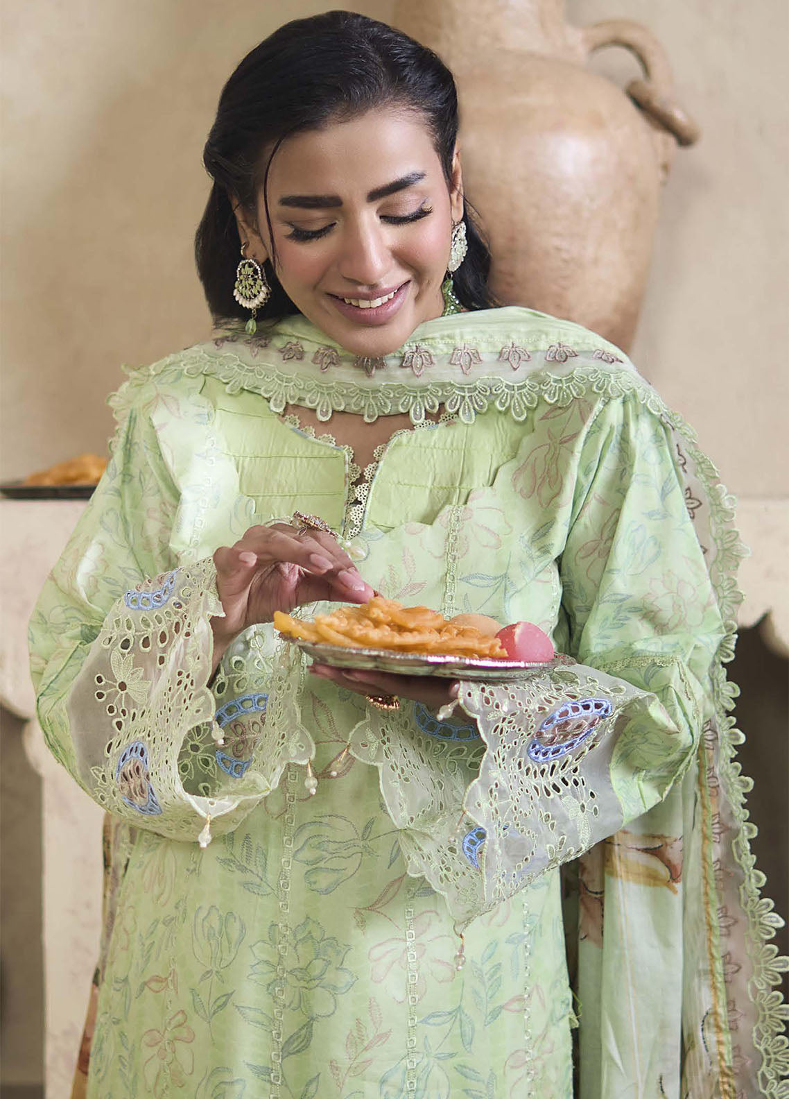 Applique Kari By Alzohaib Embroidered Cutwork Lawn 3 Piece Unstitched Suit AZ26AKEC D-02 Applique Kari By Alzohaib Embroidered Cutwork Lawn 3 Piece Unstitched Suit AZ26AKEC D-02