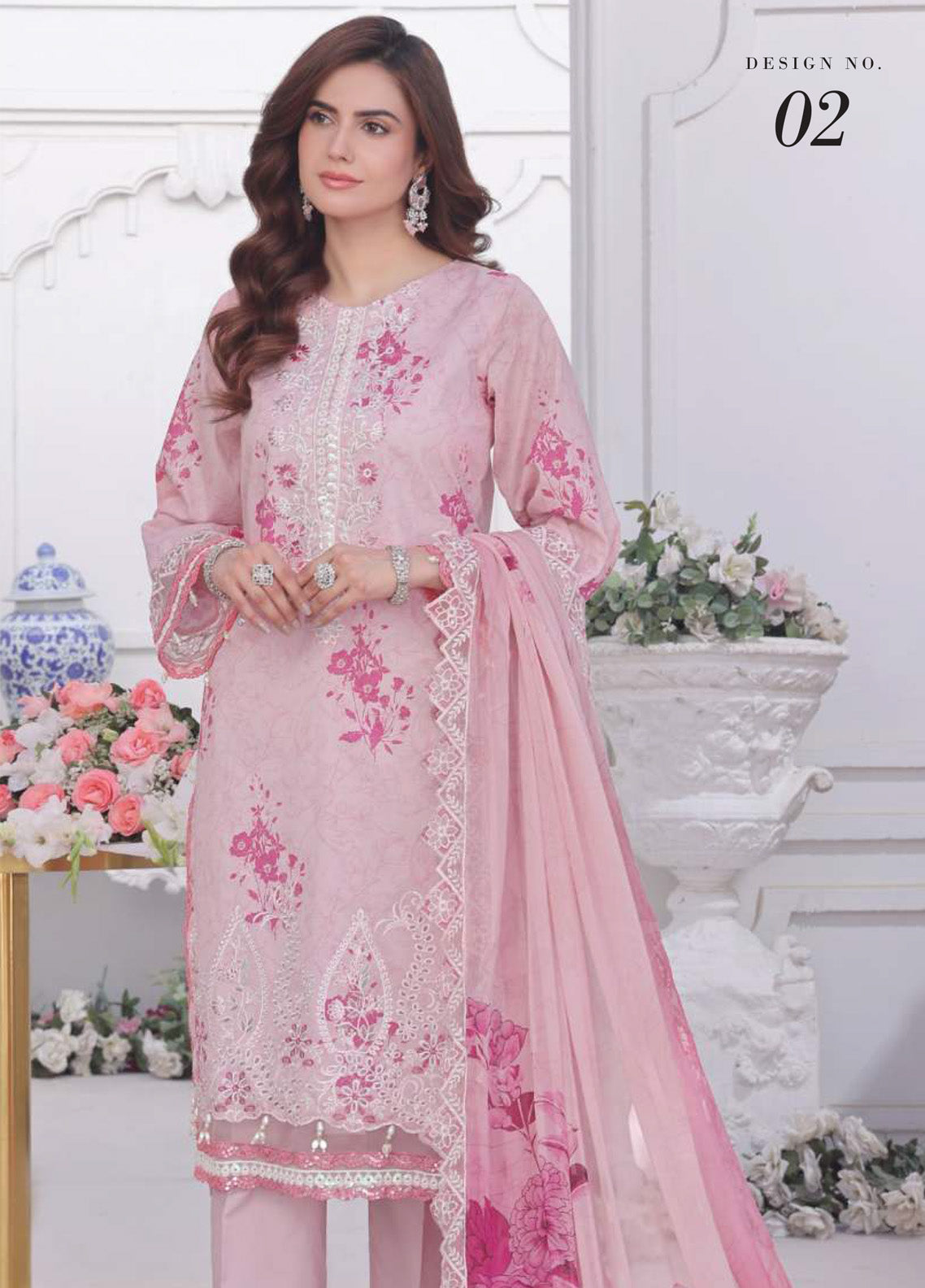Applique Kari By Alzohaib Embroidered Lawn 3 Piece Unstitched Suit AZ25AK D-02 Applique Kari By Alzohaib Embroidered Lawn 3 Piece Unstitched Suit AZ25AK D-02