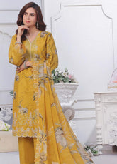 Applique Kari By Alzohaib Embroidered Lawn 3 Piece Unstitched Suit AZ25AK D-05