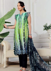 Applique Kari By Alzohaib Embroidered Lawn 3 Piece Unstitched Suit AZ25AK D-08