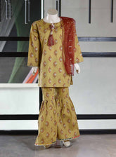 Aroob Embroidered Lawn 3 Piece Stitched Suit ARB25G D-MT-0138