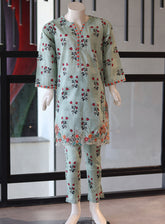 Aroob Fancy Embroidered Cotton Stitch 3 Piece Suit - ARB24G D#012