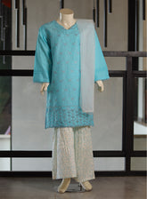 Aroob Fancy Embroidered Cotton Suit Stitch 3 Piece ARB24G D-0188
