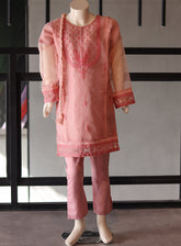 Aroob Fancy Embroidered Net Suit Stitch 3 Piece - ARB24G 060