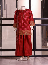 Aroob Printed Cotton Silk 3 Piece Stitched Suit ARB25G D-0230-MN