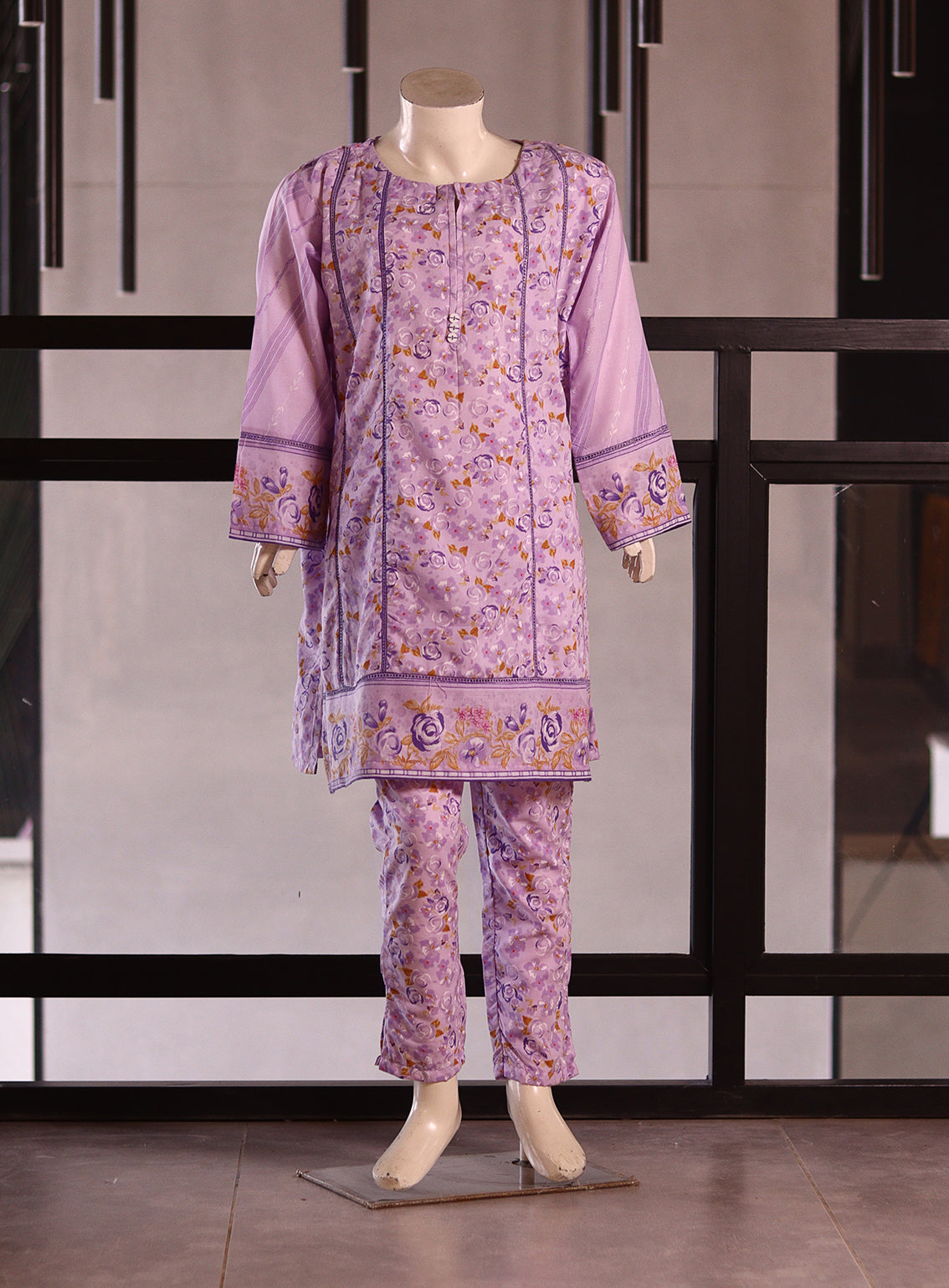 Aroob Printed Fabron 3 Piece Stitched Suit ARB25G D-0225-LC Aroob Printed Fabron 3 Piece Stitched Suit ARB25G D-0225-LC