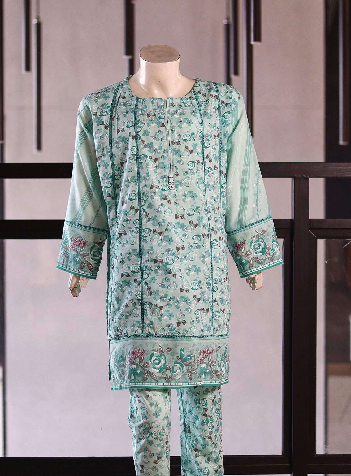 Aroob Printed Fabron 3 Piece Stitched Suit ARB25G D-0225-SGN Aroob Printed Fabron 3 Piece Stitched Suit ARB25G D-0225-SGN