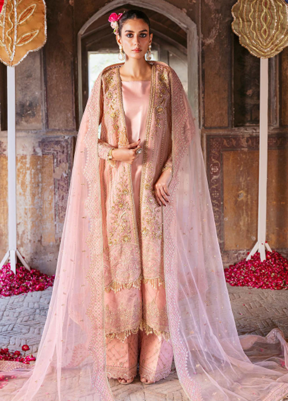 Arzoo By Zarqash Festive Embroidered Net 3 Piece Unstitched Suit ZQ25AF D-03 MEHAR Arzoo By Zarqash Festive Embroidered Net 3 Piece Unstitched Suit ZQ25AF D-03 MEHAR