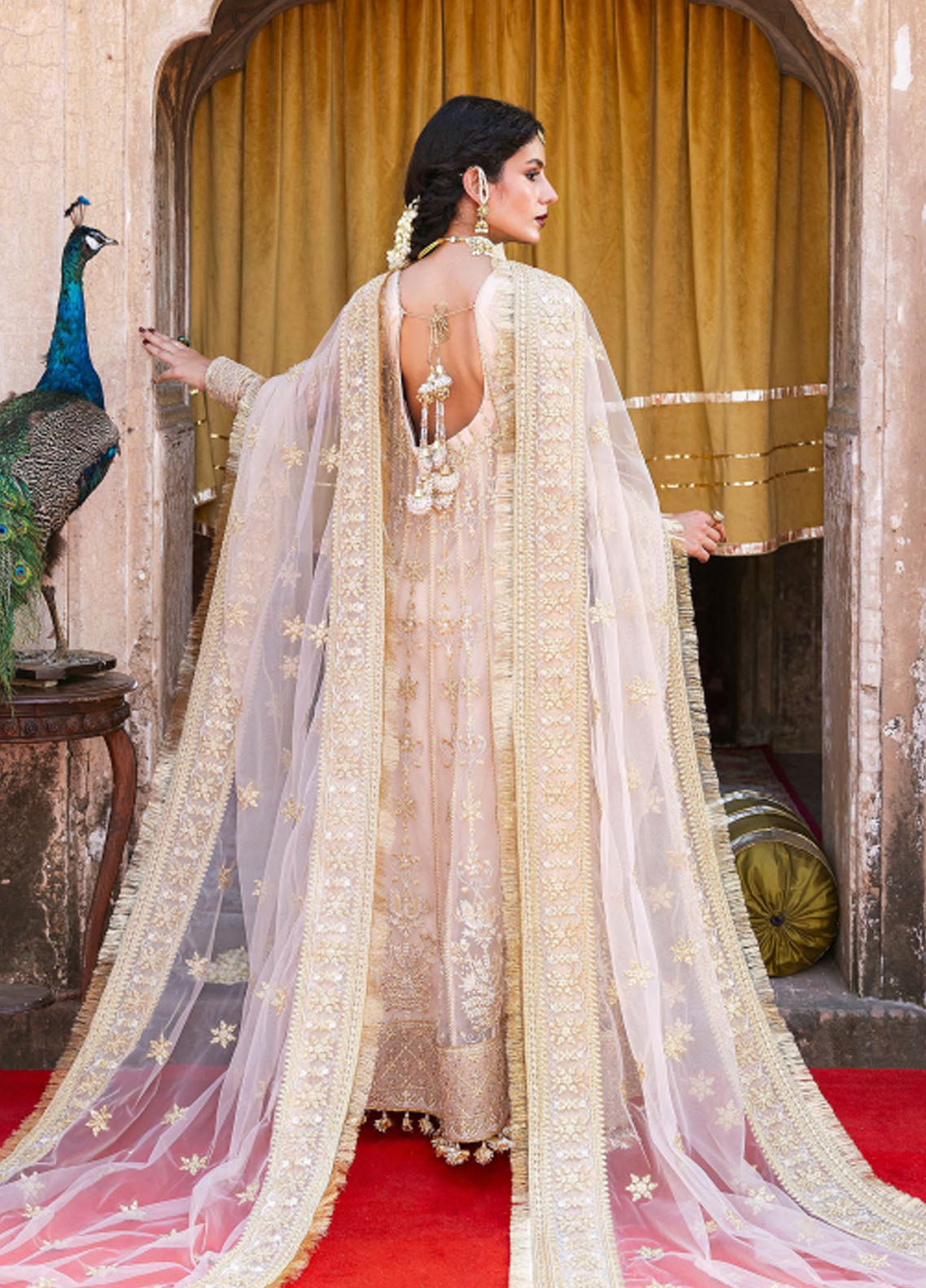 Arzoo By Zarqash Festive Embroidered Net 3 Piece Unstitched Suit ZQ25AF D-07 NAAZ Arzoo By Zarqash Festive Embroidered Net 3 Piece Unstitched Suit ZQ25AF D-07 NAAZ