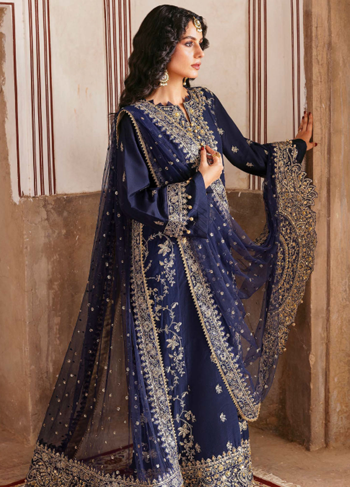 Arzoo By Zarqash Festive Embroidered Raw Silk 3 Piece Unstitched Suit ZQ25AF D-01 RUHANI Arzoo By Zarqash Festive Embroidered Raw Silk 3 Piece Unstitched Suit ZQ25AF D-01 RUHANI