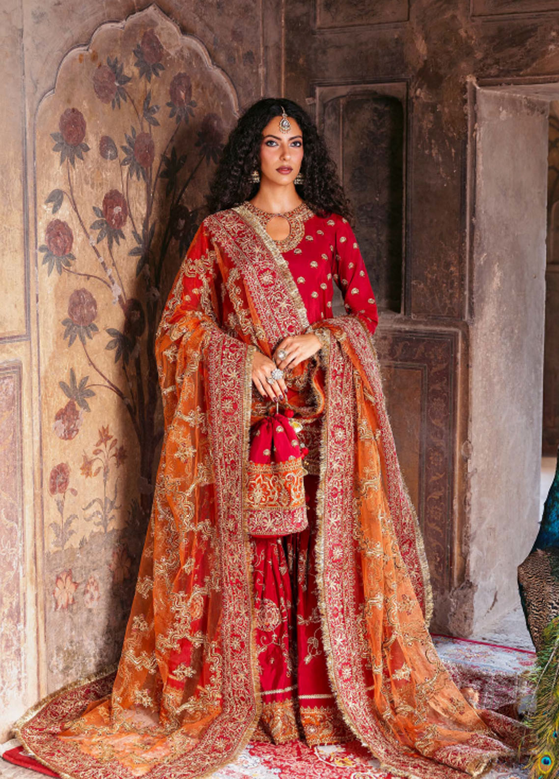 Arzoo By Zarqash Festive Embroidered Raw Silk 3 Piece Unstitched Suit ZQ25AF D-04 RUBAB Arzoo By Zarqash Festive Embroidered Raw Silk 3 Piece Unstitched Suit ZQ25AF D-04 RUBAB