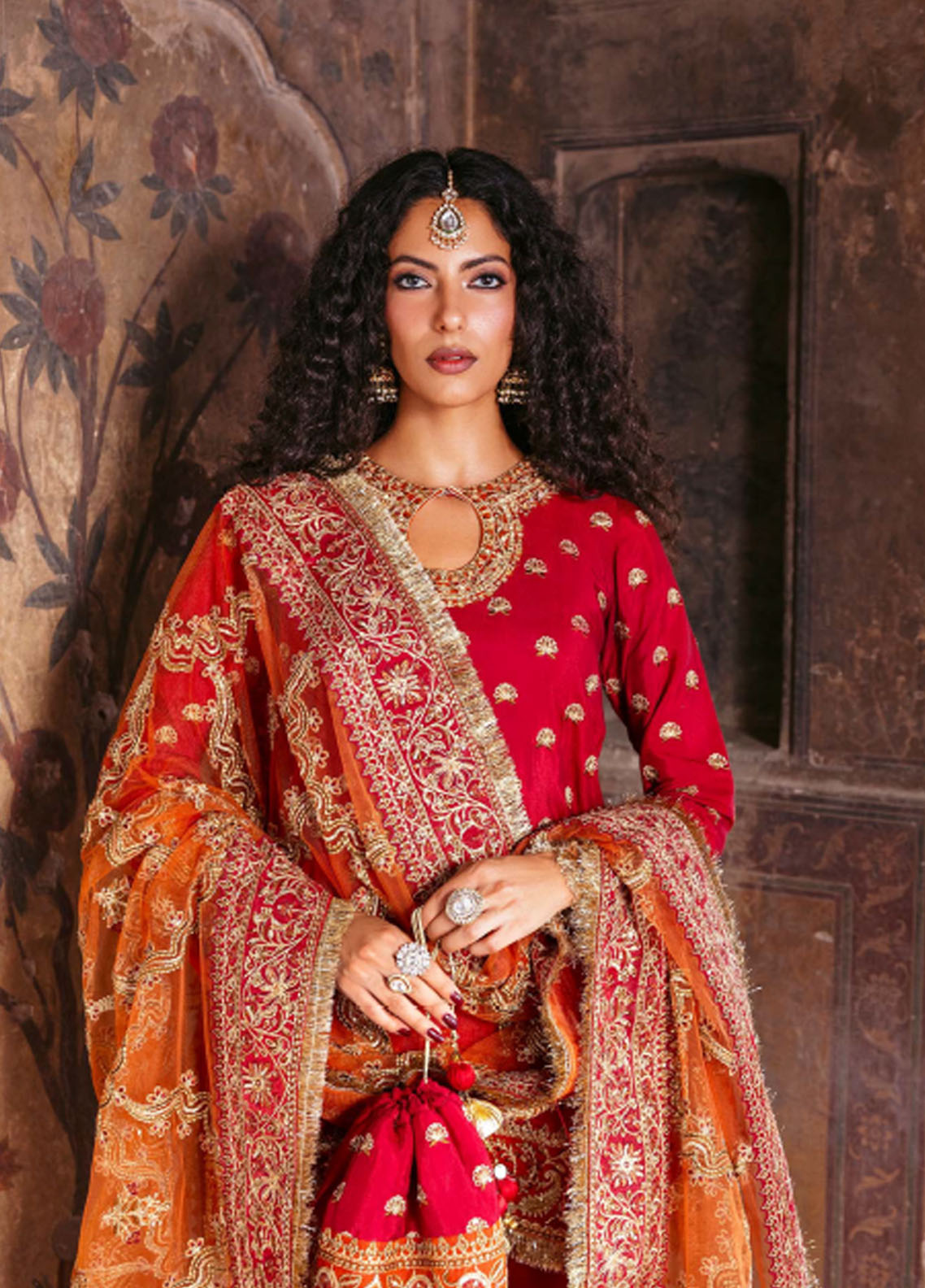 Arzoo By Zarqash Festive Embroidered Raw Silk 3 Piece Unstitched Suit ZQ25AF D-04 RUBAB Arzoo By Zarqash Festive Embroidered Raw Silk 3 Piece Unstitched Suit ZQ25AF D-04 RUBAB