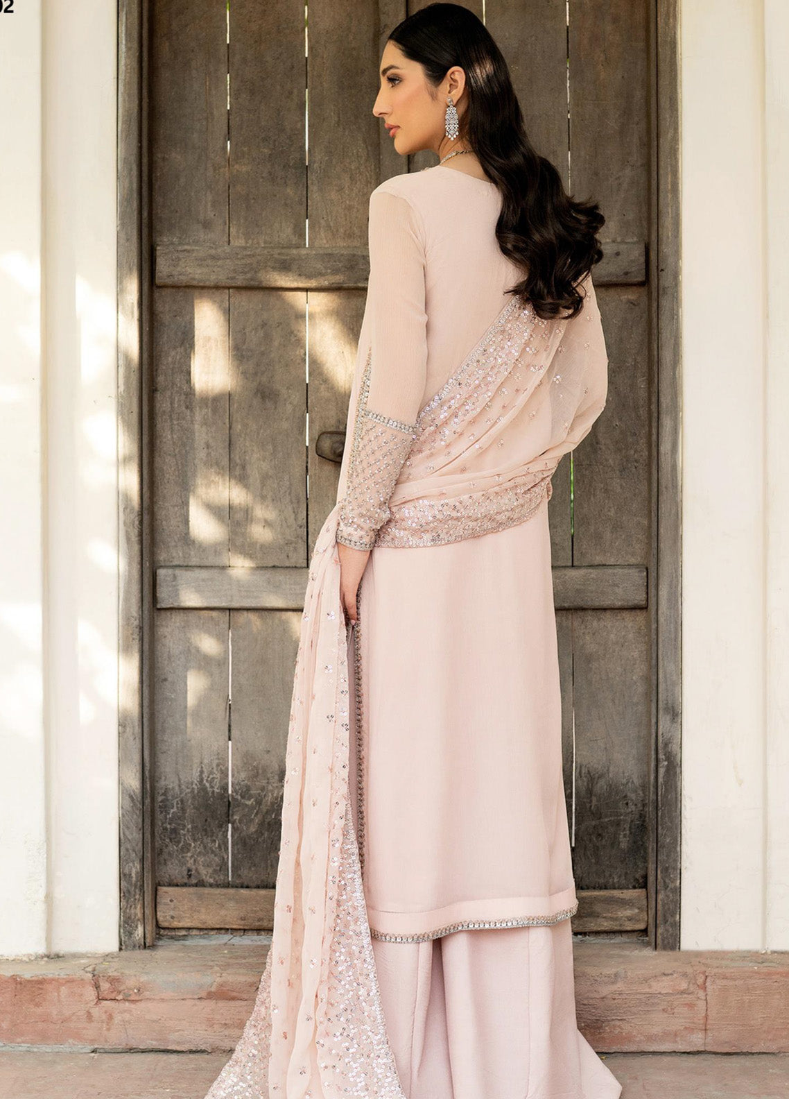 Arzou By Zarif Embroidered Chiffon 3 Piece Unstitched Suit ZF25AF D-HW-02 LUNA Arzou By Zarif Embroidered Chiffon 3 Piece Unstitched Suit ZF25AF D-HW-02 LUNA