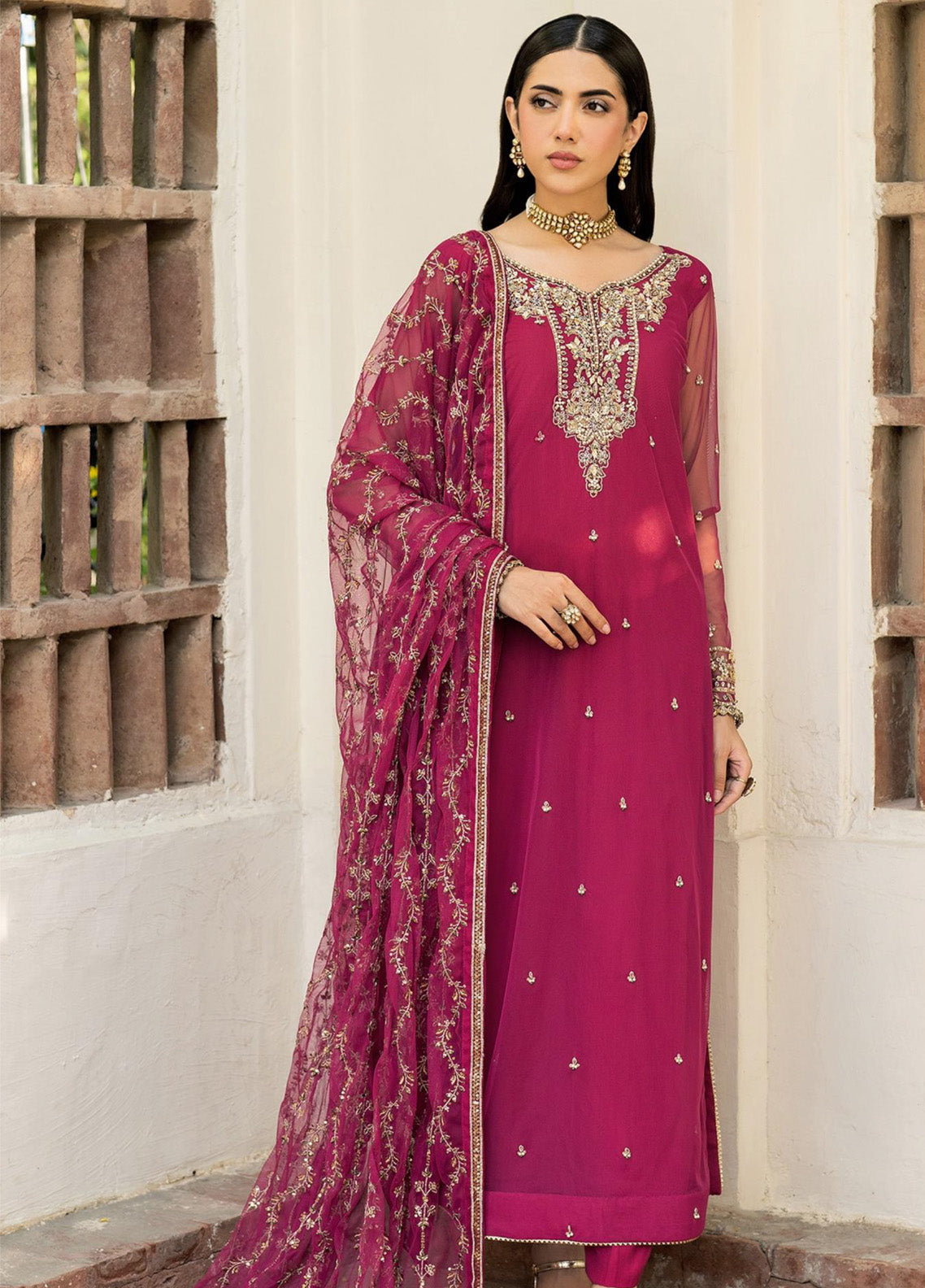 Arzou By Zarif Embroidered Net 3 Piece Unstitched Suit ZF25AF D-HW-01 REMI Arzou By Zarif Embroidered Net 3 Piece Unstitched Suit ZF25AF D-HW-01 REMI